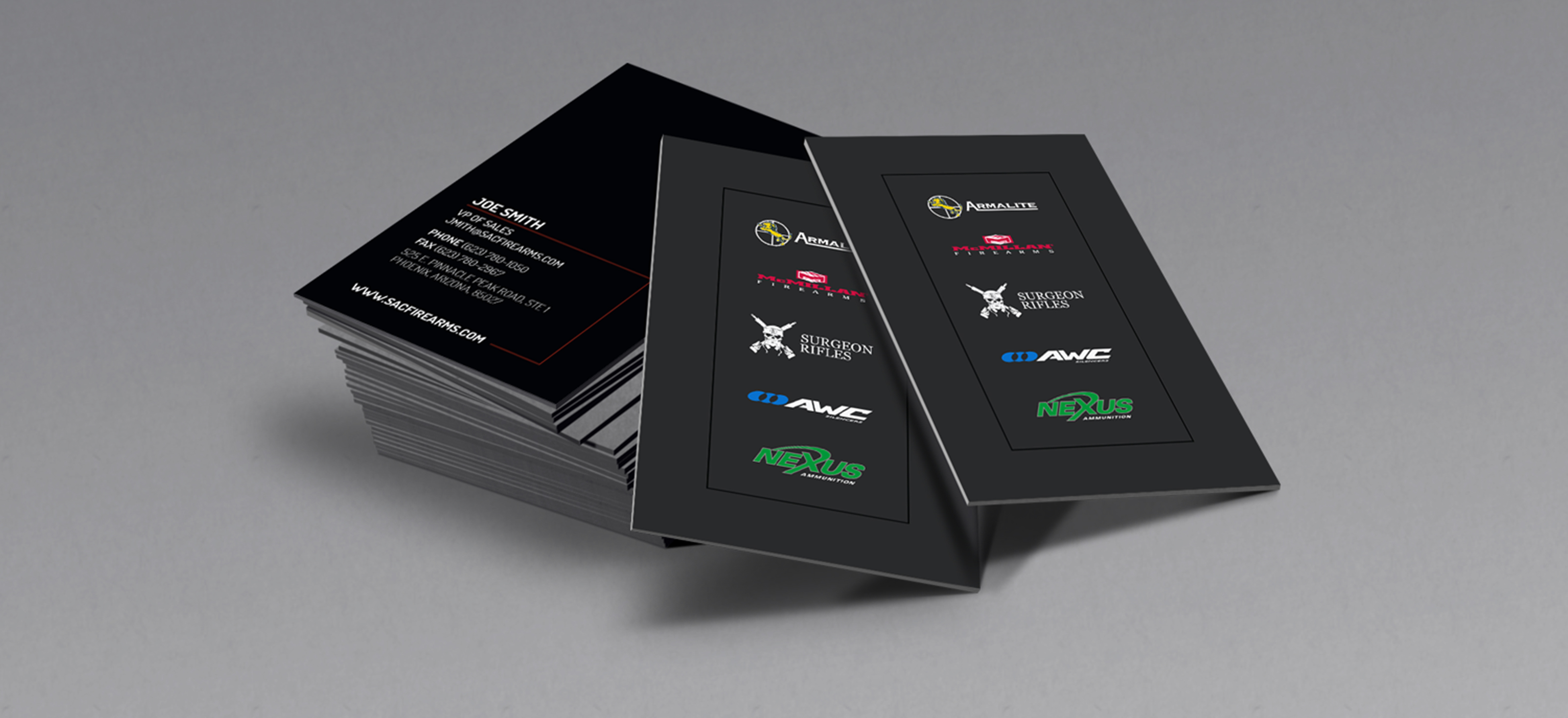 Strategic Armory Corps business cards