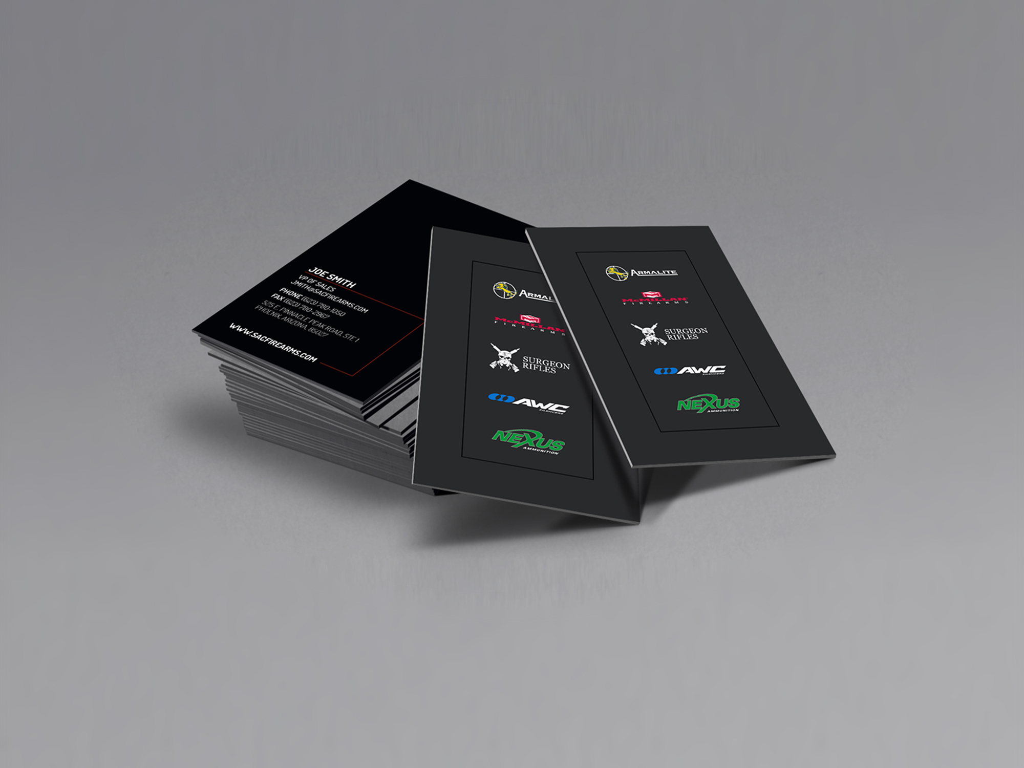 Strategic Armory Corps business cards